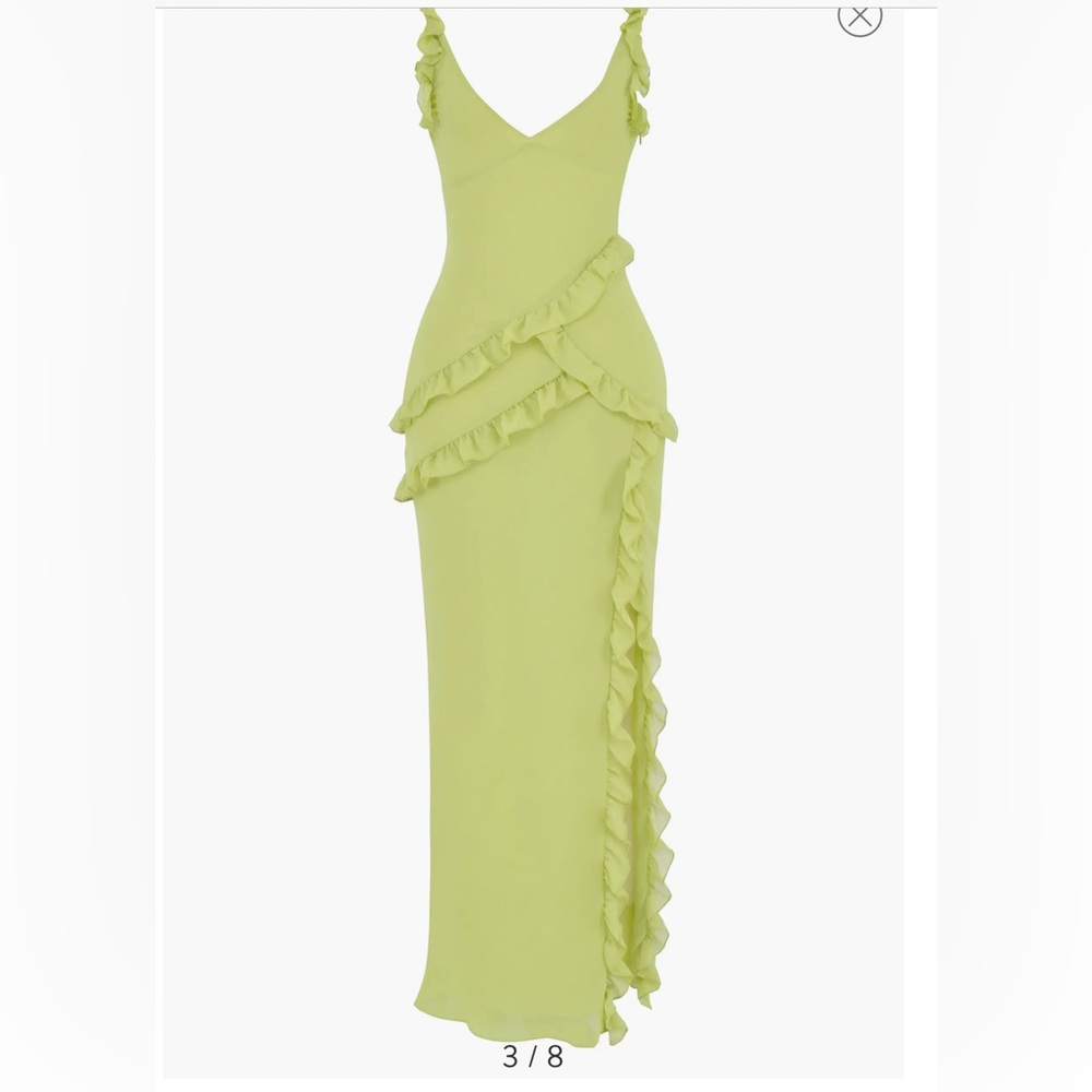 House of cb Pixie Ruffle dress- like new